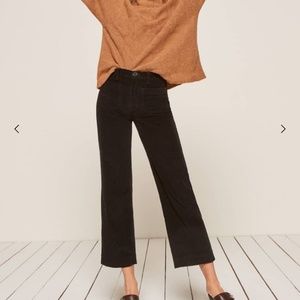 Corduroy wide leg trousers